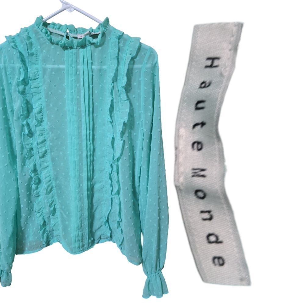 Haute Monde Mint Green Blouse - M